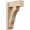 Ekena Millwork 6-in W x 14-in D x 22-in H Balboa Block Rough Cedar Woodgrain TimberThane Outlooker, Primed Tan OUTUR060X14X22BOA44RCPR - alternate 1